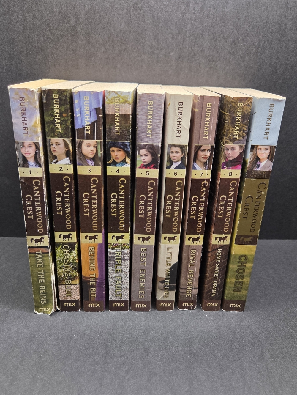 Canterwood Crest Horse Books Set 1-8 + 1 Super Special - Jessica Burkhart